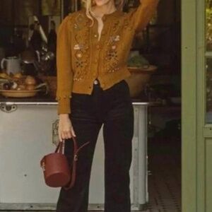 Doen Maritime black corduroy pants